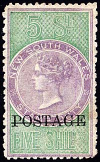 5 bob postage
